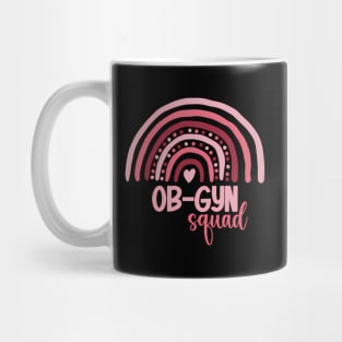 Rainbow Obgyn Squad Obstetrician Gynecologist Nurse Obgyn Mug